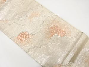 アンティーク　流水に小花模様織り出し袋帯（材料）